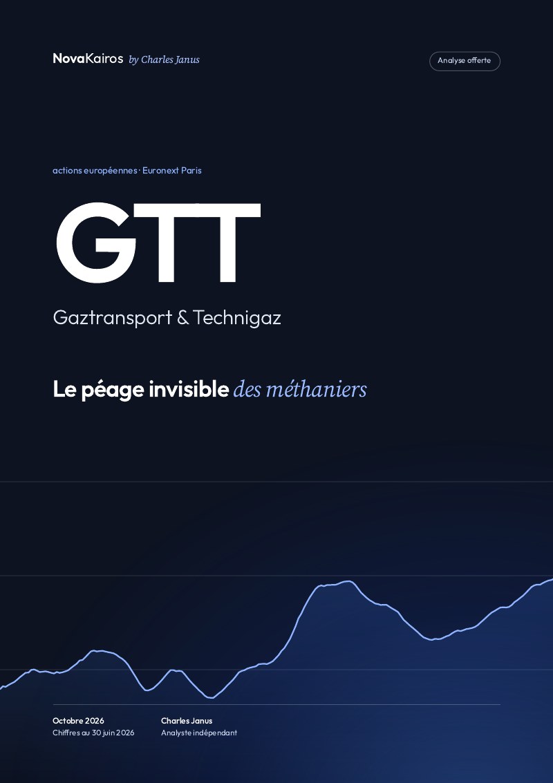 Couverture de l'analyse GTT publiée par Nova Kairos